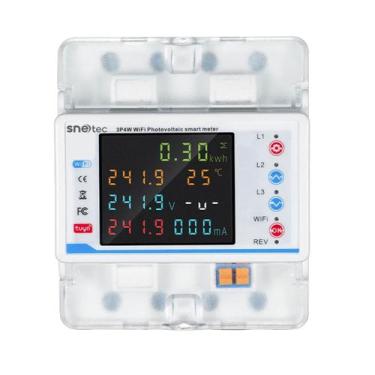Imagem de Medidor De Consumo Wifi Trifásico KWh Bidirecional - Snetec