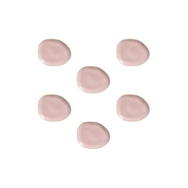 Imagem de Conjunto de Pratos Oval Porto Brasil Orgânico Litchi 31cm - 6 Peças
