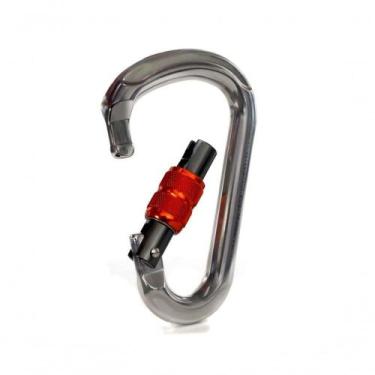 Imagem de Mosquetão Hms 25kn Sideup Trava Rosca Polido Ce En Nbr - OUTRAS MARCAS