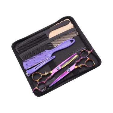 Imagem de Tesoura Profissional Para Corte De Cabelo 5.5 6, Tesoura De Desbaste P