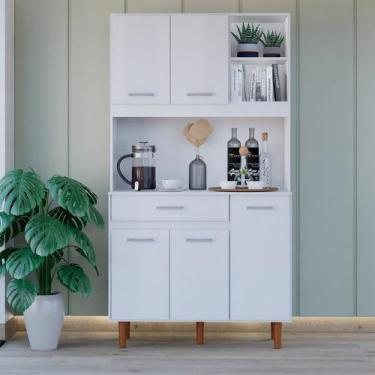 Imagem de Cozinha Completa Moderna 5 Portas e 1 Gaveta Milazzo - Móveis Bonatto