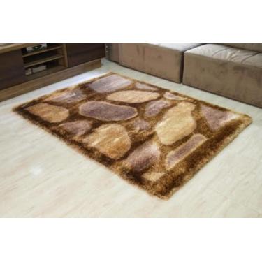 Imagem de Passadeira Life Atlantis Shaggy 50mm Stonemix 066x120 cm