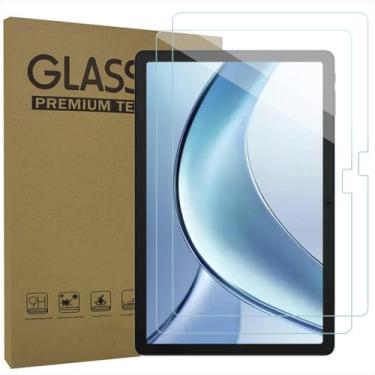 Imagem de AKNICI Pacote com 2 protetores de tela de vidro temperado para tablet DOOGEE Tab E3+ de 12 polegadas, transparência ultratransparente, antirarranhões, dureza 9H