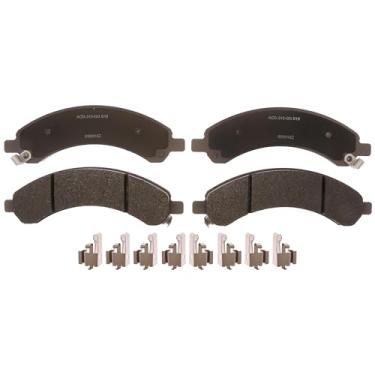 Imagem de ACDelco Conjunto de pastilhas de freio a disco traseiro de cerâmica prata 14D989CHF1