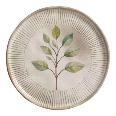 Imagem de Prato de Sobremesa 21,5cm Avulso Bio Evergreen Porto Brasil Cerâmica E