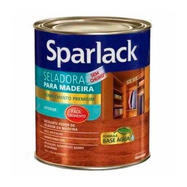 Imagem de Selador Sparlack Para Madeira A Base De água 900ml - 5203192 - Coral Selador P-madeira...