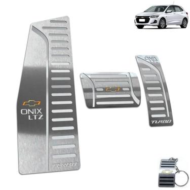 Imagem de Descanso + Pedaleira Automático Onix Turbo LTZ 2020 Prata