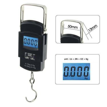 Imagem de Balança Digital Portátil De Mão Para Até 50Kg Mha08