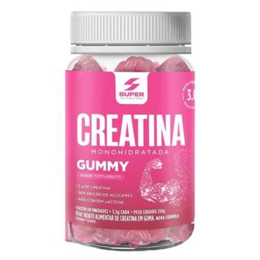 Imagem de Creatina Supergummy Pote Com 60 Unidades Super Nutrition Tutti Fruit