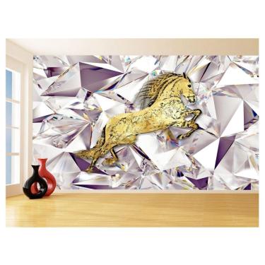 Imagem de Papel De Parede 3D Animais Pop Art Cavalo Cores 3,5M Pxa329