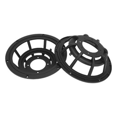 Imagem de Luocute 2 Peças de Suporte para Bacia de Alto-falante, Moldura de Bacia, Molduras de Woofer, Cestas de Alto-falante de Alumínio Fundido, Acessórios de Peças para Subwoofers PA DJ,
