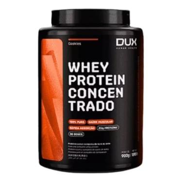 Imagem de Whey Protein 100% Concentrado Pote de 900g Sabor Cookies-Dux Human Health-Dux Nutrition