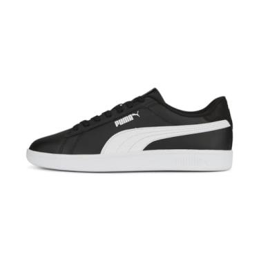 Imagem de PUMA Tênis masculino Smash 3.0 L, Preto/branco, 10.5