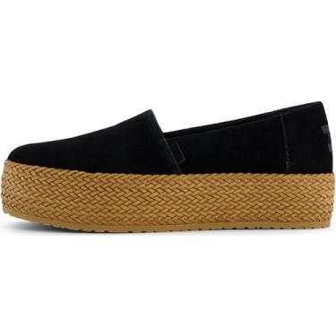 Imagem de TOMS Alpargata Valencia feminina, Camurça preta, 35