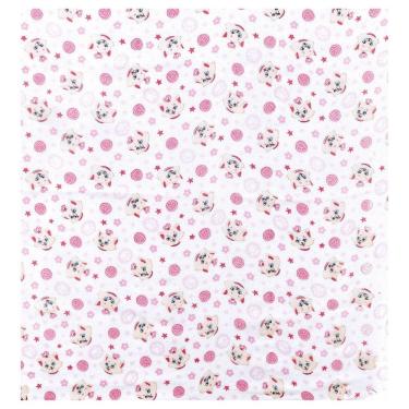 Imagem de Kit 6 Fraldas De Pano Dohler 70cm 100%Algodão Gatinha Baby 1