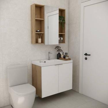 Imagem de Conjunto de Banheiro sem Cuba 80cm Vittare - Estilare