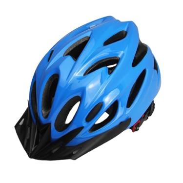 Imagem de Colaxi Capacete de bicicleta Acessórios para ciclismo Absorção de choque Confortável Ajustável Respirabilidade para adultos Capacete de bicicleta leve, Azul