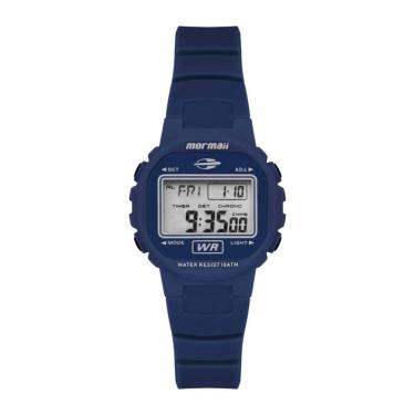 Imagem de Relógio Mormaii Masculino Ref: Molcdaaza/8a Infantil Digital Azul
