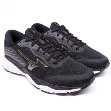 Imagem de Tênis Masc Mizuno Wave Falcon 4 101031031, Preto, 40