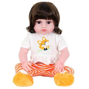 Imagem de Boneca Bebe Sweetie Reborn (R) Raposinha Silicone Doll- 48cm - S3