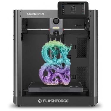 Imagem de Impressora 3D FLASHFORGE AD5M, Velocidade de 600mm/s, Auto Nivelamento em 1 Clique, Volume de Impressão 220x220x220mm