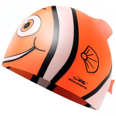 Imagem de Touca De Natação Gold Sports Kids Fish De Silicone-Feminino