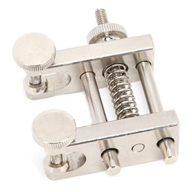 Imagem de RiToEasysports Braçadeira de Borda Ajustável para Fazer Violino, Ferramenta Luthier para Reparar Rachaduras, para Amantes de Violino (Prata)