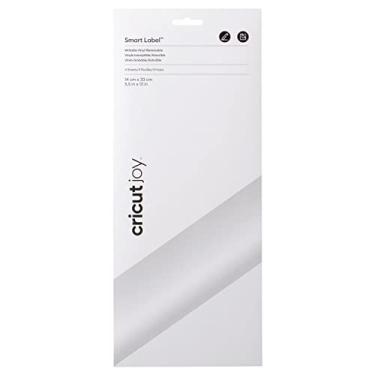 Imagem de Cricut Joy Smart Label Writable Vinyl Removable Sheets 5.5 in x 13 in (14 cm x 33 cm), White