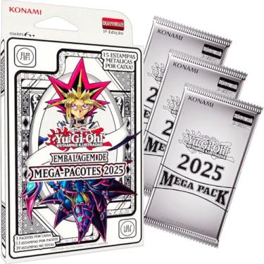 Imagem de Konami YuGiOh Mega-Pacotes 2025 Tuck Box, Edição em Português, 39 Cartas Colecionáveis (Caixa Arte Aleatória)