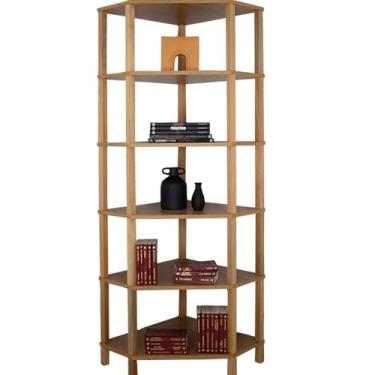 Imagem de EVOLUKIT, Estante Canto Freijó 60x60x186