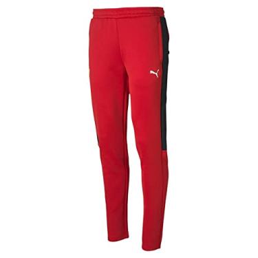 Imagem de Formula 1 Scuderia Ferrari Men's Race T7 Track Pants, Rosso Corsa, L