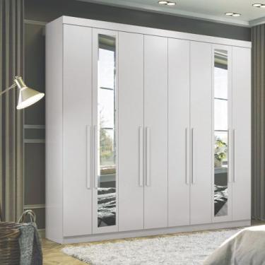 Imagem de Guarda Roupa Casal com Espelho 8 Portas Master New 8.4 Santos Andirá, 