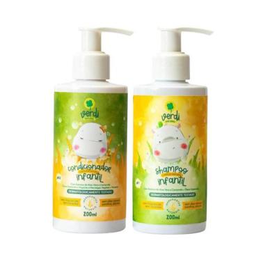 Imagem de Kit Shampoo + Condicionador Infantil Aloe Vera Verdi Natural