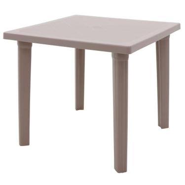 Imagem de Mesa Tramontina Sancho 80 X. 80 Cm Em Polipropileno Vermelho