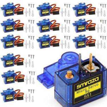 Imagem de Kit de microservomotor Smraza SG90 9G para braço robótico RC