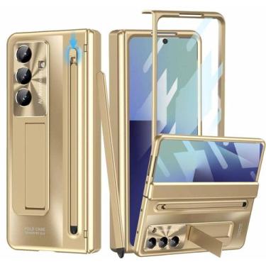 Imagem de Capa YQODSZ para Samsung Galaxy Z Fold 7 com suporte para caneta S