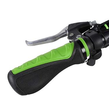 Imagem de Yinhing Manusear Barra Anti-deslizamento Trava na Mountain Bike Guia Garra Confortável à Prova de Choque Durável para Os Ciclistas de Estrada e Montanha (Preto verde)