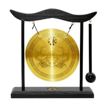 Imagem de Arte zen de mesa decorativa Gong Hooshing Feng Shui em latão