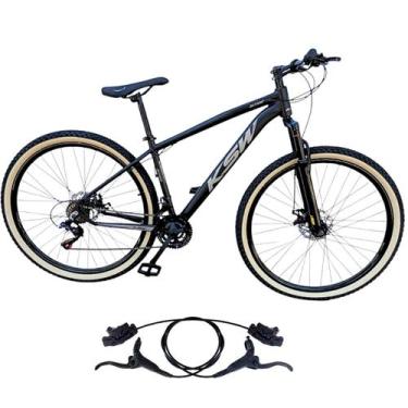 Imagem de Bicicleta Ksw Xlt Aro 29 21v Freios Hidraulico Pneu Faixa Amarelo, Pre