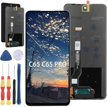 Imagem de Yuxyiony Nova tela de substituição para Oukitel C65 / C65 Pro tela de reparo de tela LCD e acessórios de ferramenta de substituição