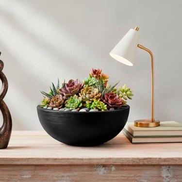 Imagem de Vaso modelo Bacia Riscatto em Polietileno 2L (Preto)