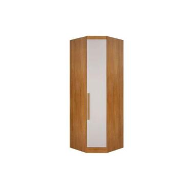Imagem de Guarda Roupa Closet de Quarto de Canto Oblíquo Rizon/Linea c/ 1 Porta 