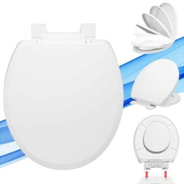 Imagem de Assento Sanitário Oval Soft Close com Retira Fácil para Vaso 1.6gpf e 