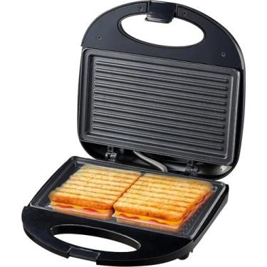 Imagem de Sanduicheira Grill Elétrica Mallory Classic Grill Antiaderente Premium