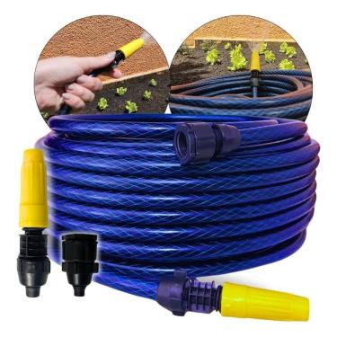 Imagem de 2X Mangueira De Jardim 20M Metros Reforçada Trançada Não Dob