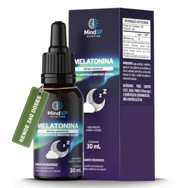 Imagem de Melatonina 100% Pura Sublingual 30ml Sabor Morango RÁPIDA ABSORÇÃO 360 doses MINDXP NUTRITION