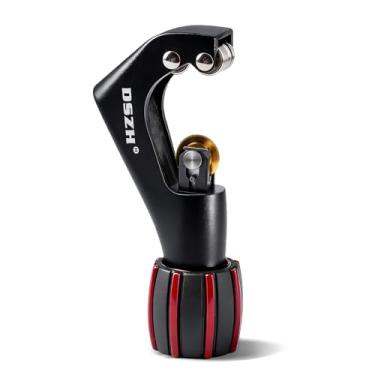 Imagem de Super Stars Cortador de tubo de cobre – Cortador de tubo inteligente com mola – Ferramenta de corte de tubo de cobre ajustável à pressão para HVAC, tubo de cobre/alumínio macio e duro, durável – 1/8 a