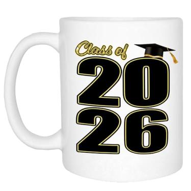 Imagem de Rogue River Tactical Caneca de café Congratulations Class of 2026 novidade para presente para pós-graduação do ensino médio graduado sênior 2026