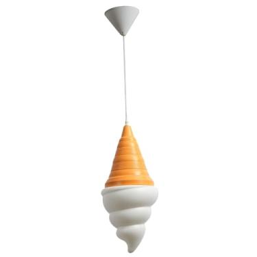 Imagem de Baoblaze Lustre minimalista de sorvete, luminária suspensa para teto de quarto, luminária pendente para restaurante nórdico, luminária para sala de jantar, Luz Branca