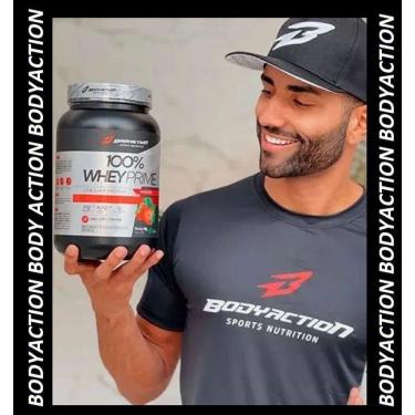 Imagem de 100% Whey Prime 900g Sabor Morango